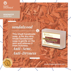 Khadi Organique Sandalwood Soap 125g