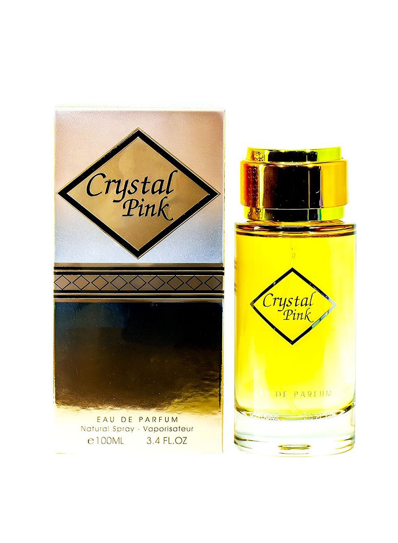 Crystal Pink Eau De Parfum 100ml Value Pack of 4 