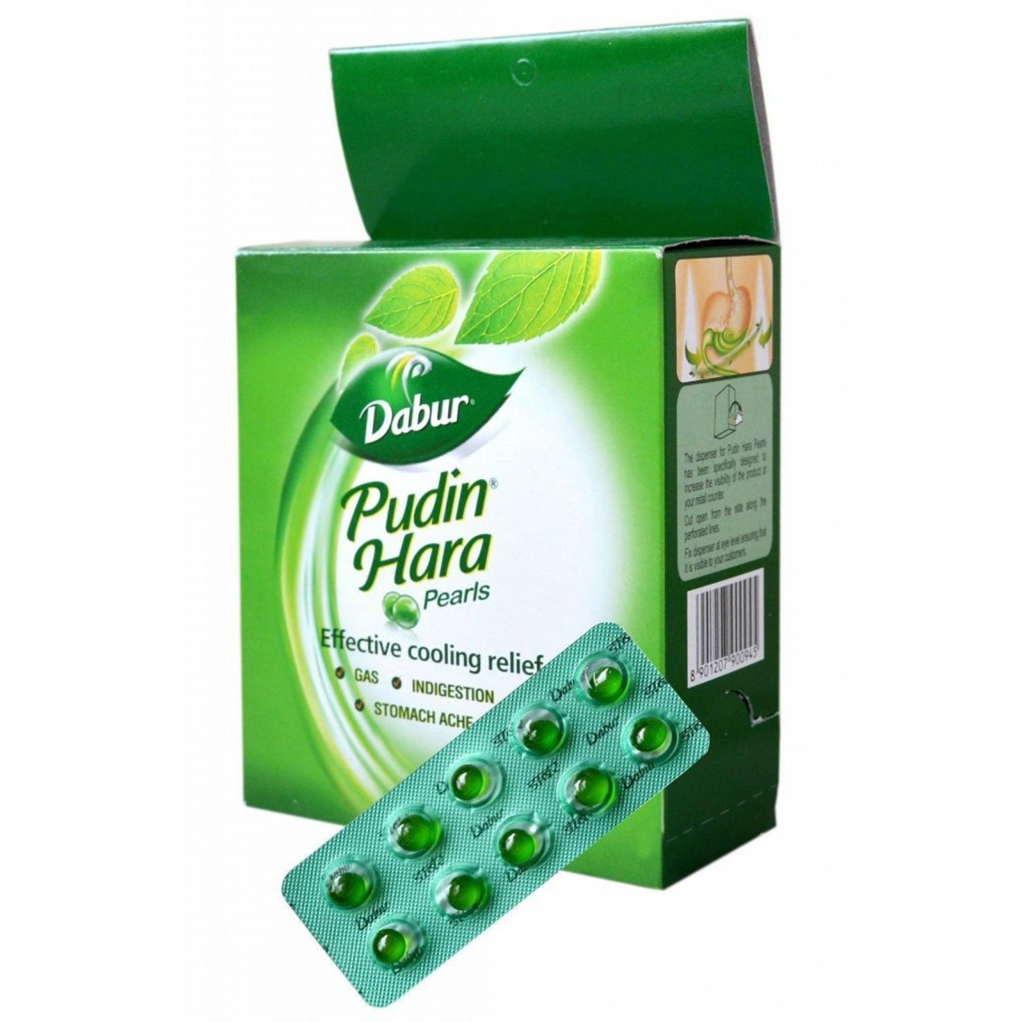 Dabur Pudin Hara Pearls 10 capsule Value Pack of 12 