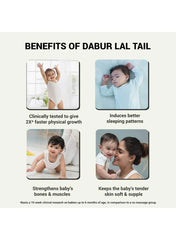 Dabur Lal Tail Ayurvedic Baby Oil 100 ml Value Pack of 12 