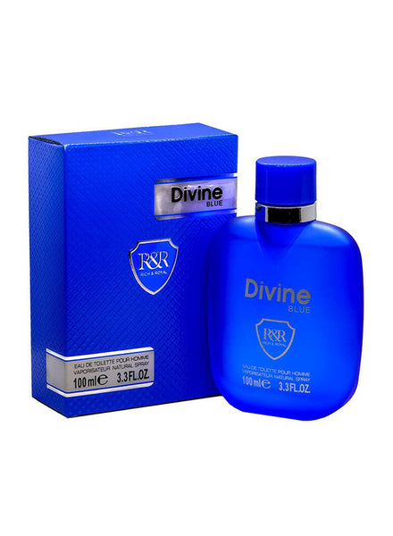 Divine Blue Eau De Toilette Pour Homme 100ml Value Pack of 2 
