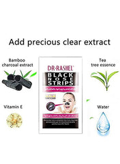 Dr Rashel Black Charcoal Nose Strips Blackhead Remover 6 Strips Value Pack of 12 