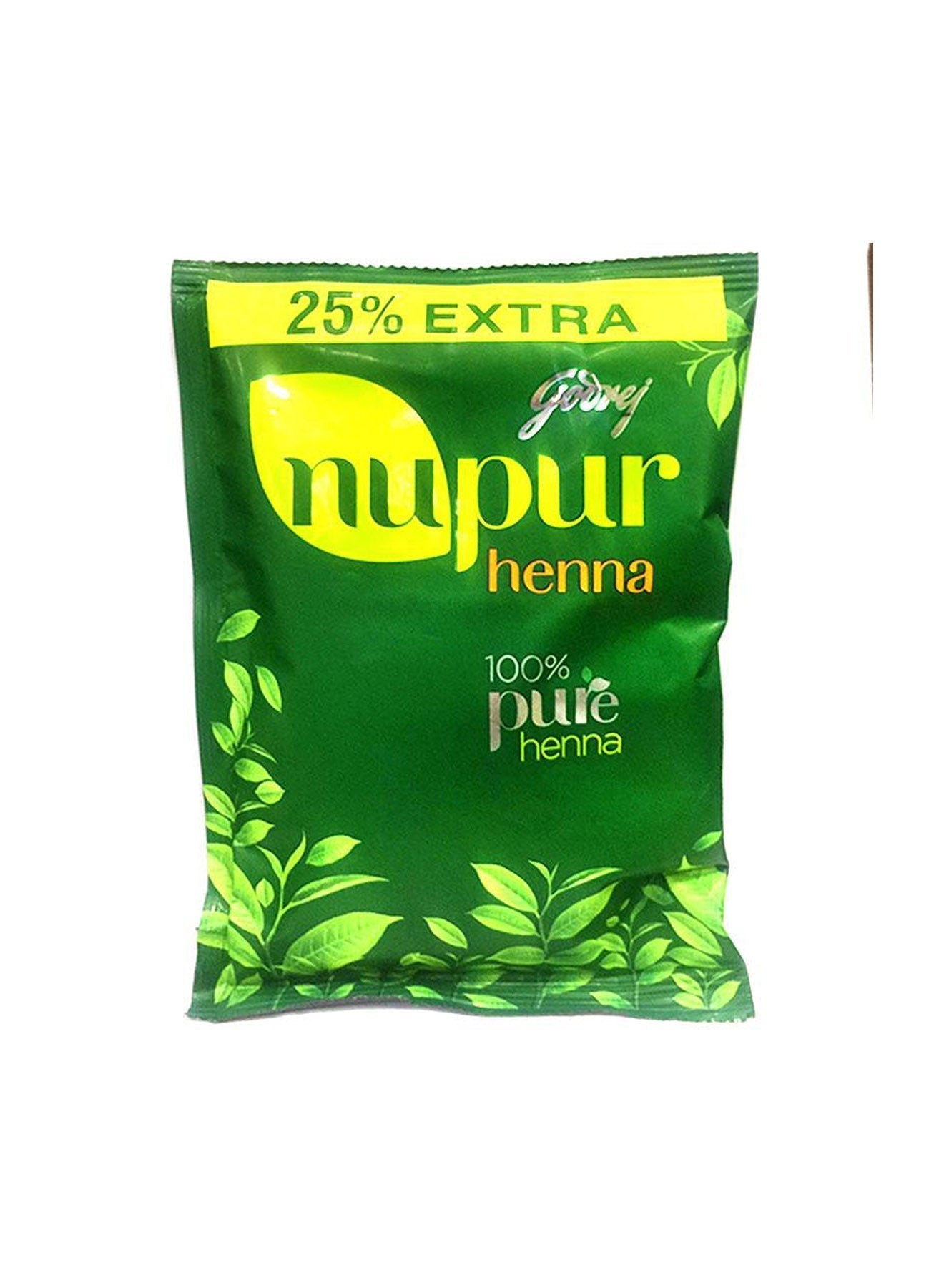 Godrej Nupur Henna 100 Pure Henna 25 Extra 150g Value Pack of 4 