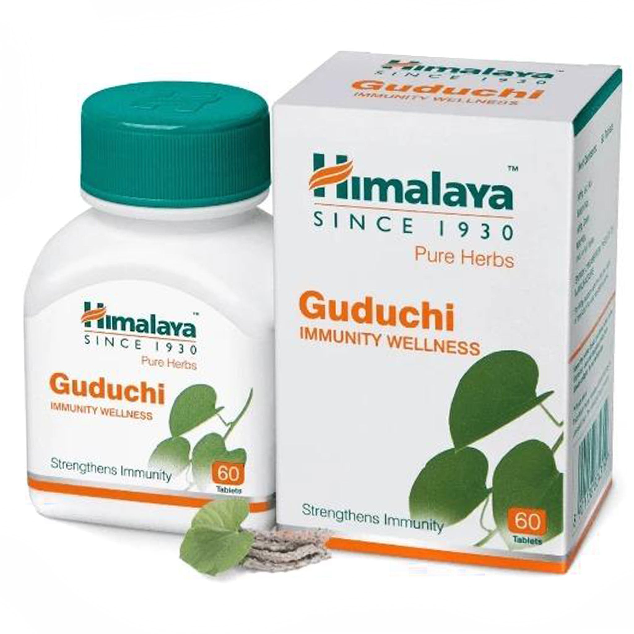 Himalaya Guduchi Pure Herbs 60 Tablets Value Pack of 2 