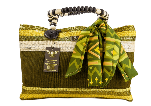Althea Abaka Bag Eco-friendly bag Green - Simpal Boutique