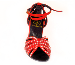 Help Me Dance - Women's Dance Shoes PU Latin Shoes Buckle Sandal / Sneaker Slim High Dancing ShoeLeather Female -KVE-25200 - Simpal Boutique