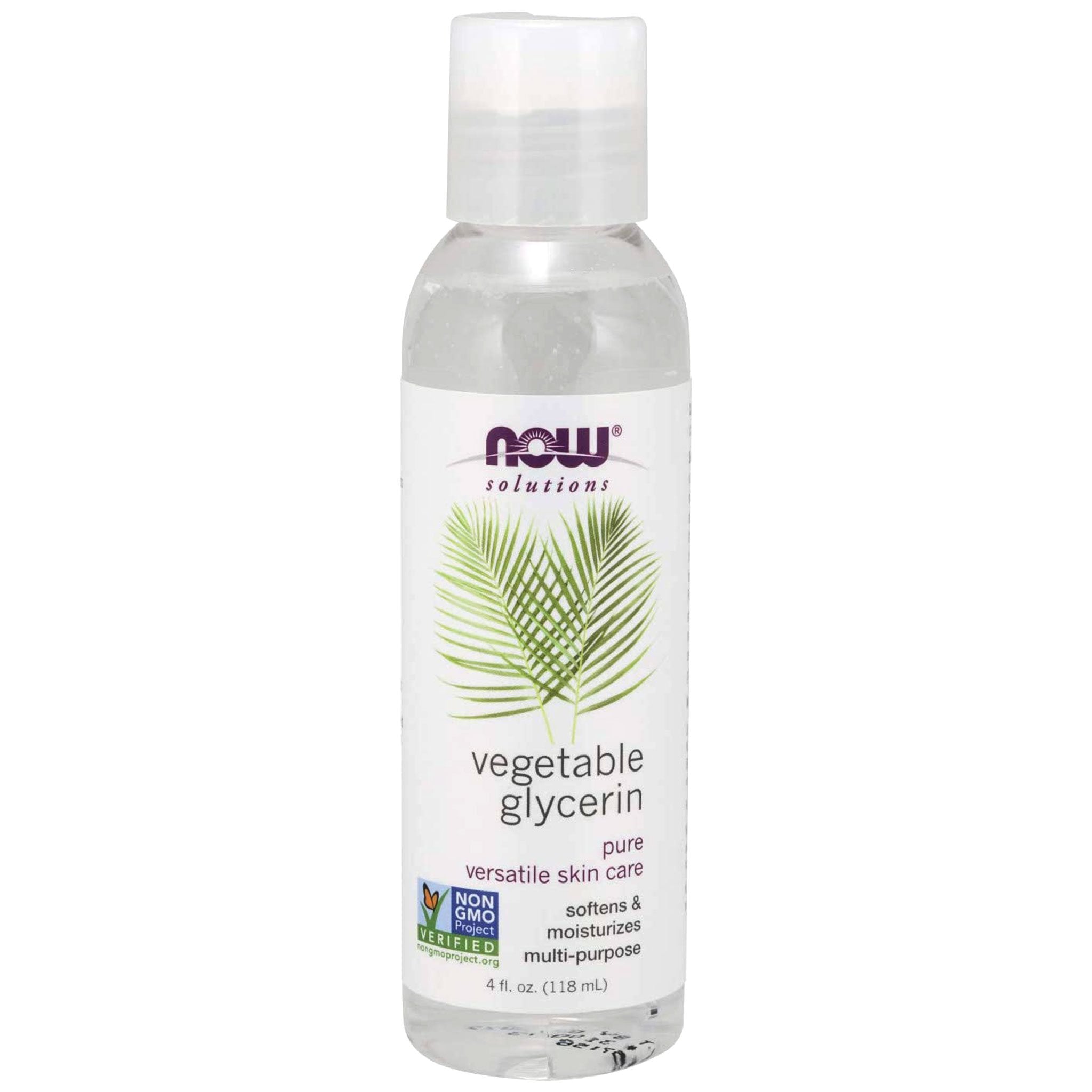 NOW Solutions Vegetable Glycerin Oil 118 ml Value Pack of 4 
