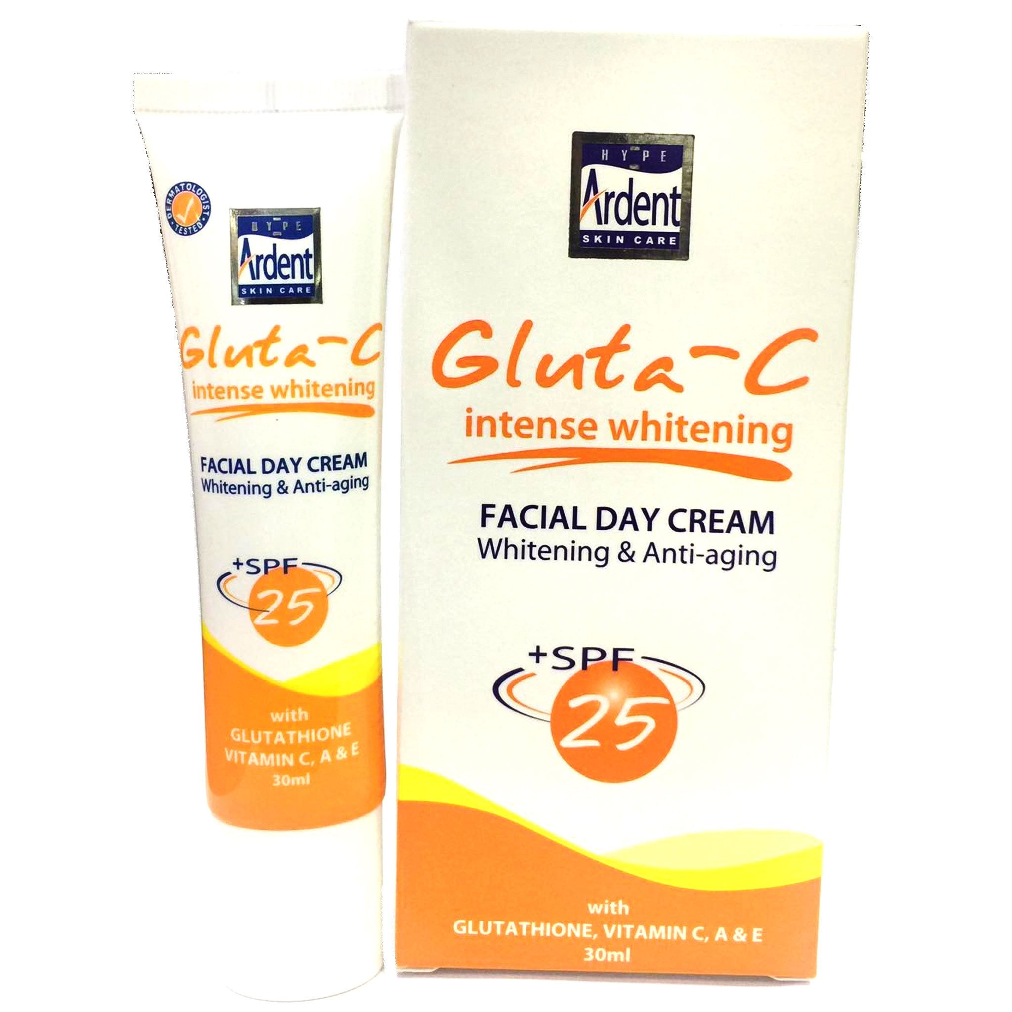 Gluta C Facial Day Cream SPF 25 30 ml  Intense Whitening and Antiaging