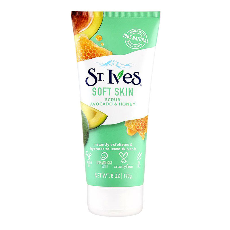 St Ives Soft Skin Avocado and Honey Scrub 6 oz 170g