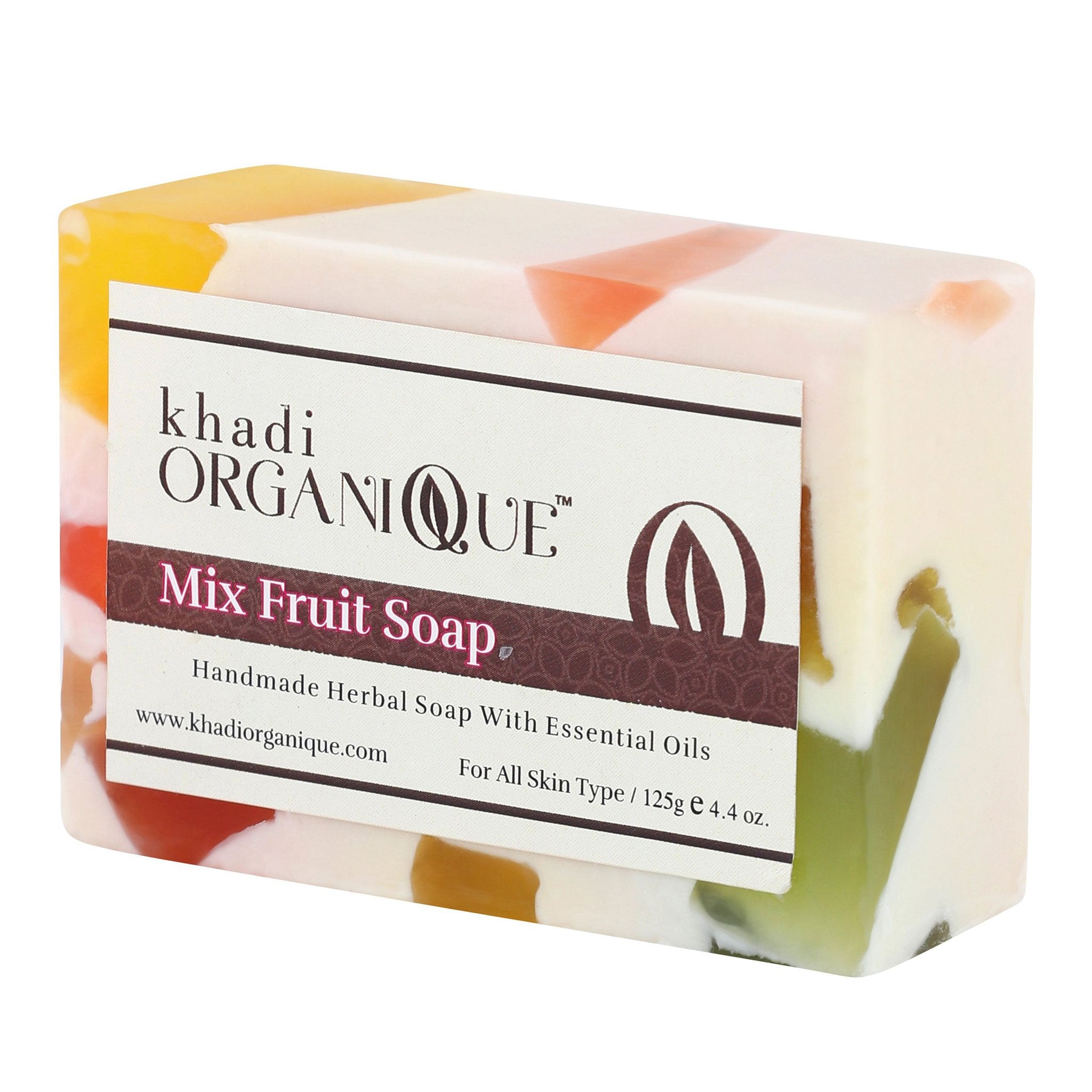 Khadi Organique Mix Fruit Soap 125gm