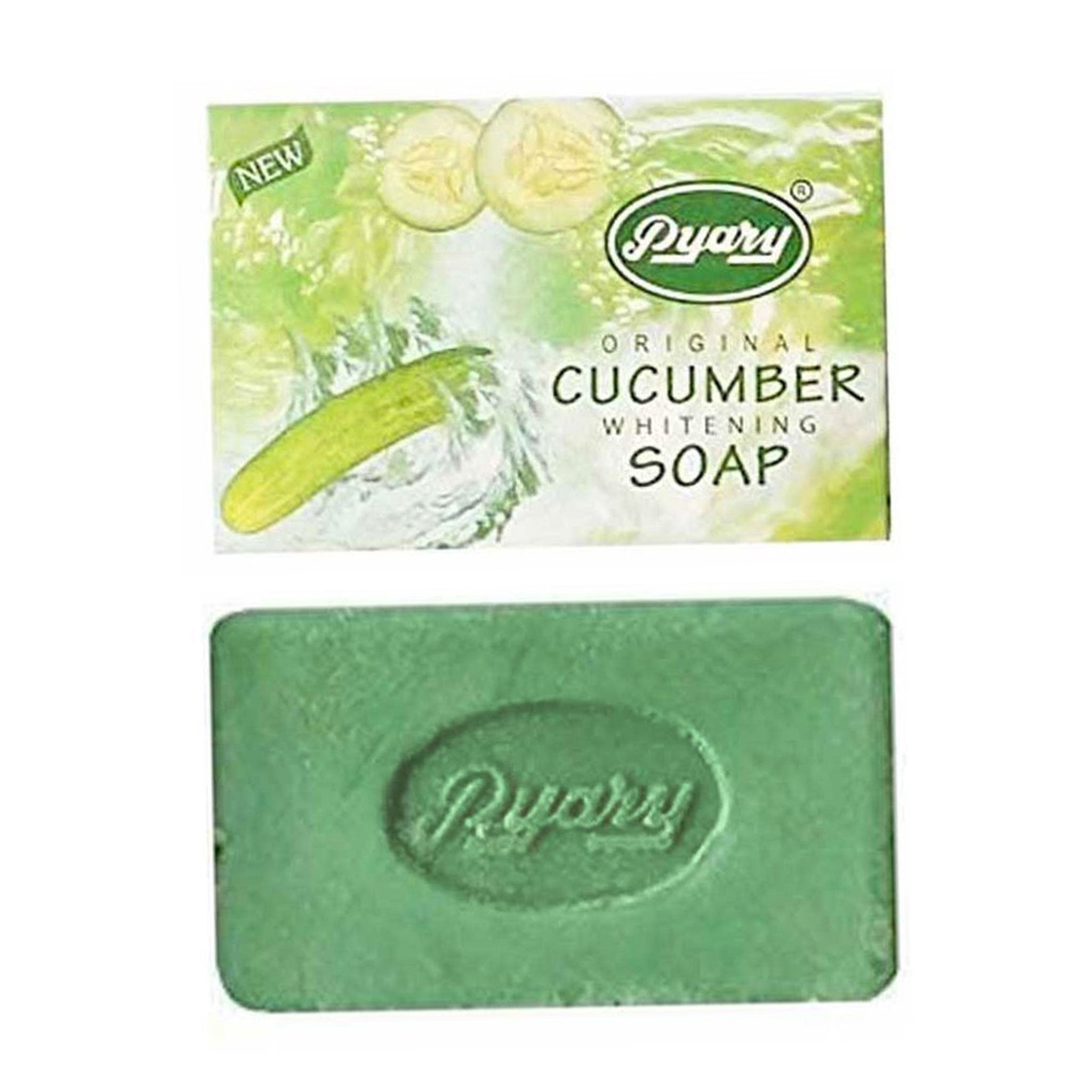 Pyary Cucumber Herbal Soap 75g Value Pack of 12 