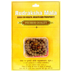 Medicated Rudraksha Mala 6 MM 100 Natural by Lab Certified