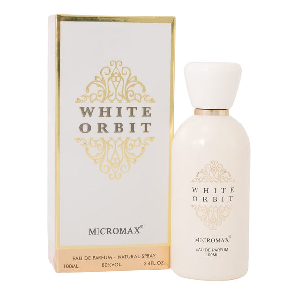 Micromax White Orbit Eau De Parfume 100ml Value Pack of 12 