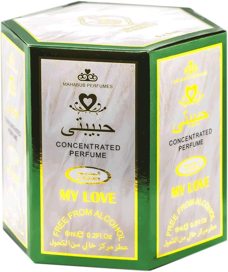 My Love Concentrated Alcohol Free Perfume Oil RollOn 6ml Value Pack of 3 