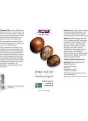 NOW Solutions Shea Nut Oil  Pure Moisturizing Oil 118ml Value Pack of 12 