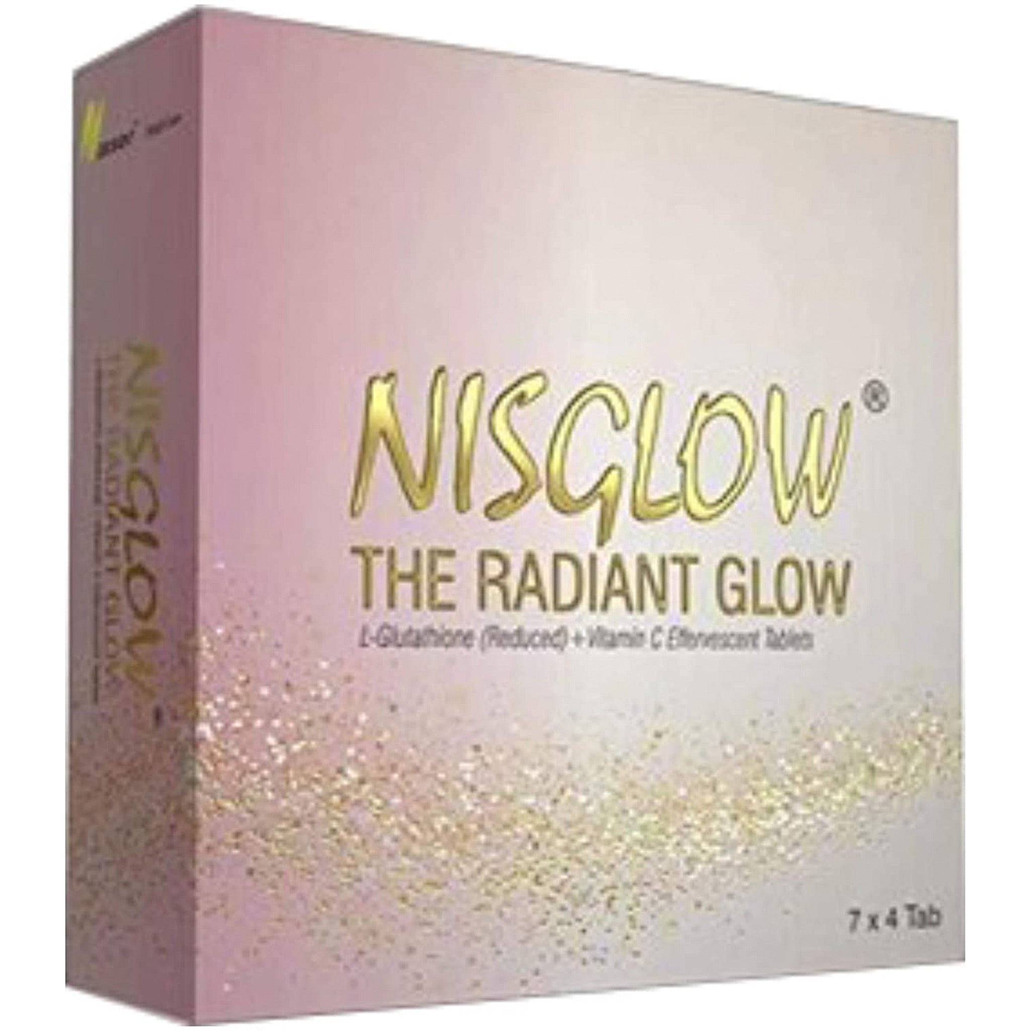 Nisglow The Radiant Glow LGlutathioneReduced 500mgVItamin C 1000mg Effervescent Tablets