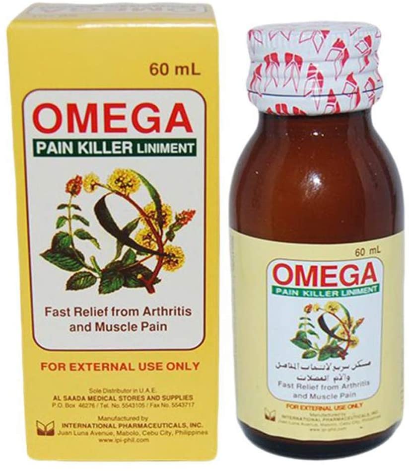 Omega  Liniment oil 60ml Value Pack of 2 
