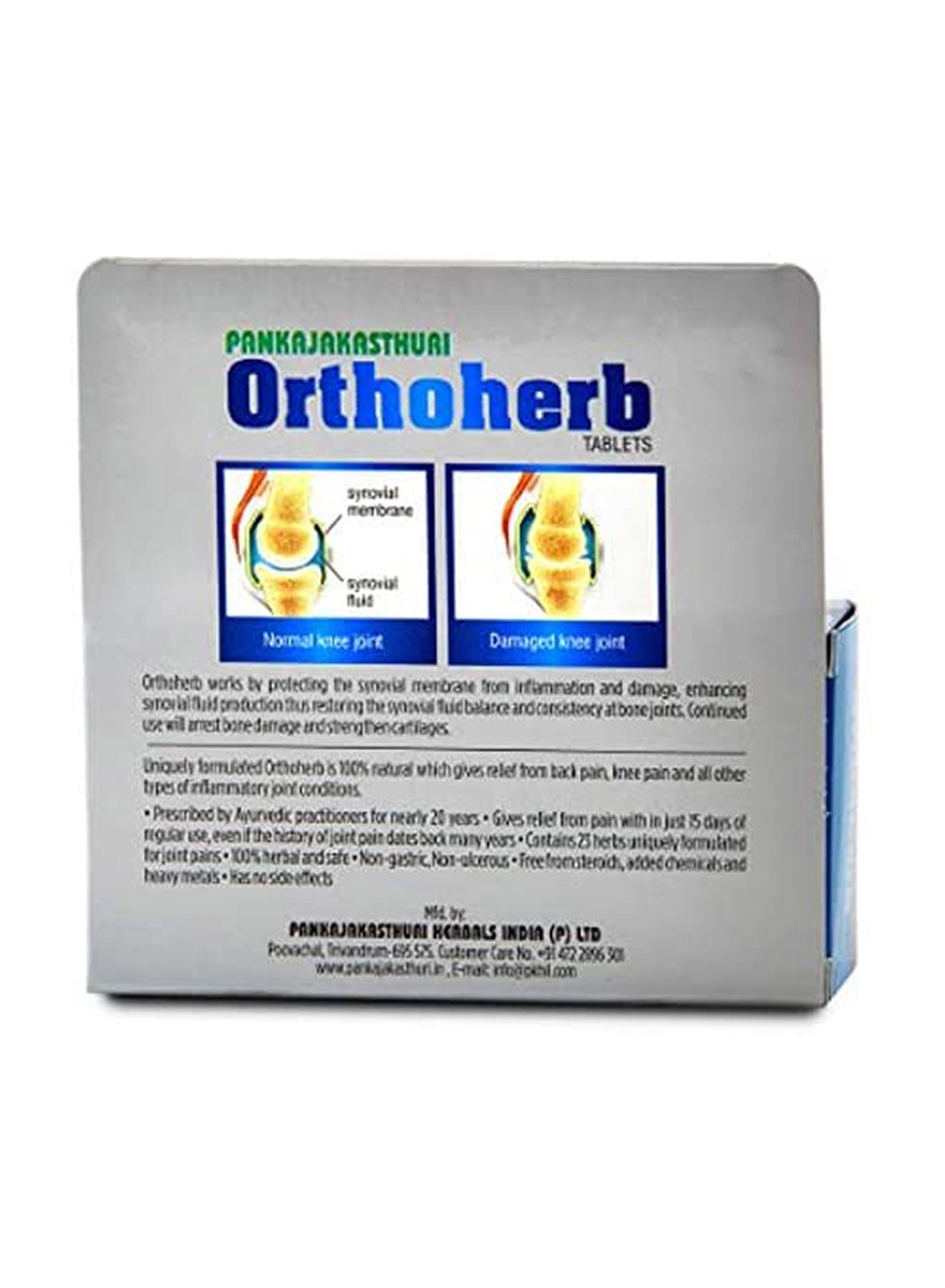 Pankajakasthuri Orthoherb 60 Tablets Value Pack of 12 