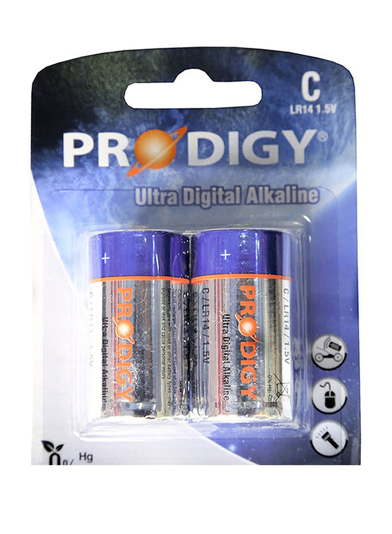 Prodigy Alkaline LR20UD 2B D2 Value Pack of 2 