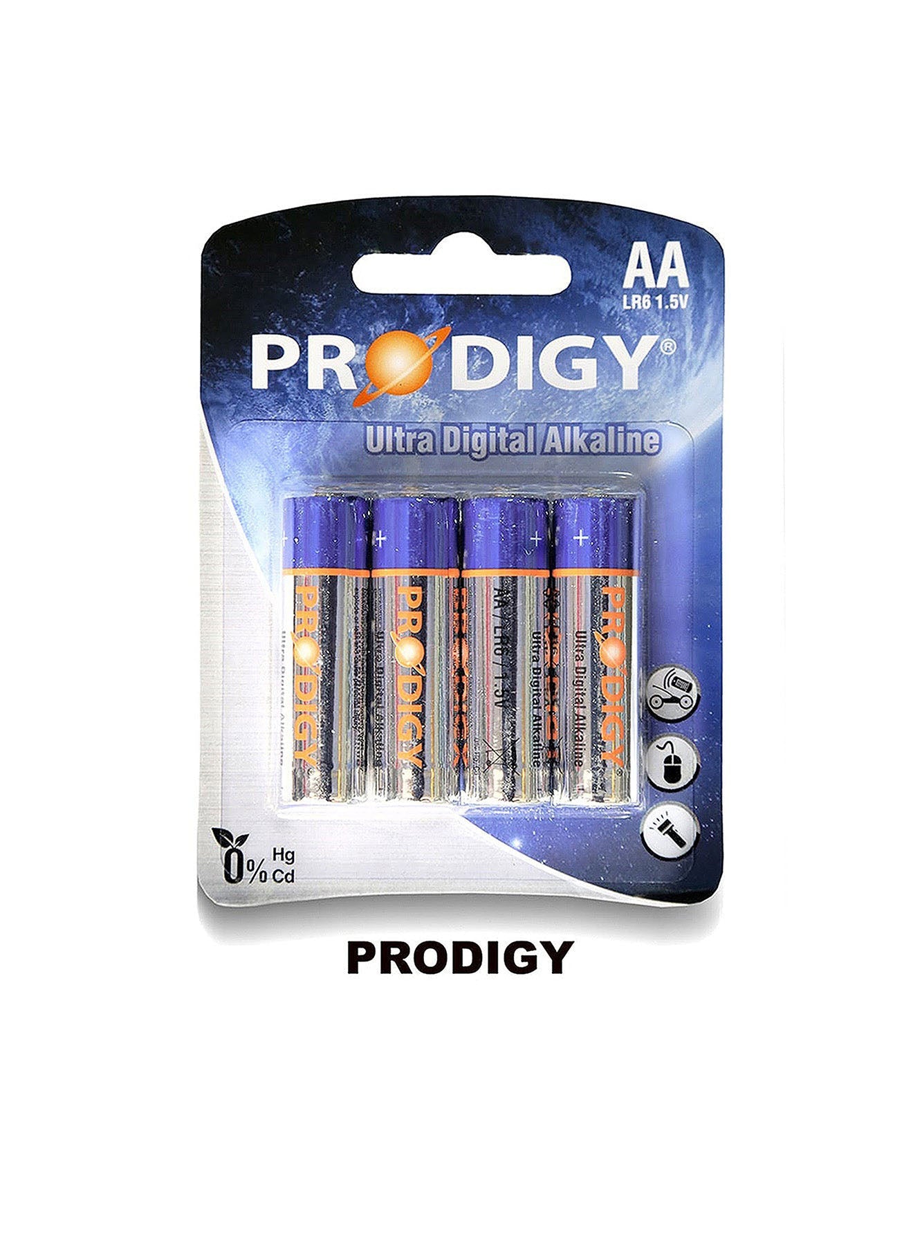 Prodigy Alkaline LR6UD AA4 Value Pack of 2 