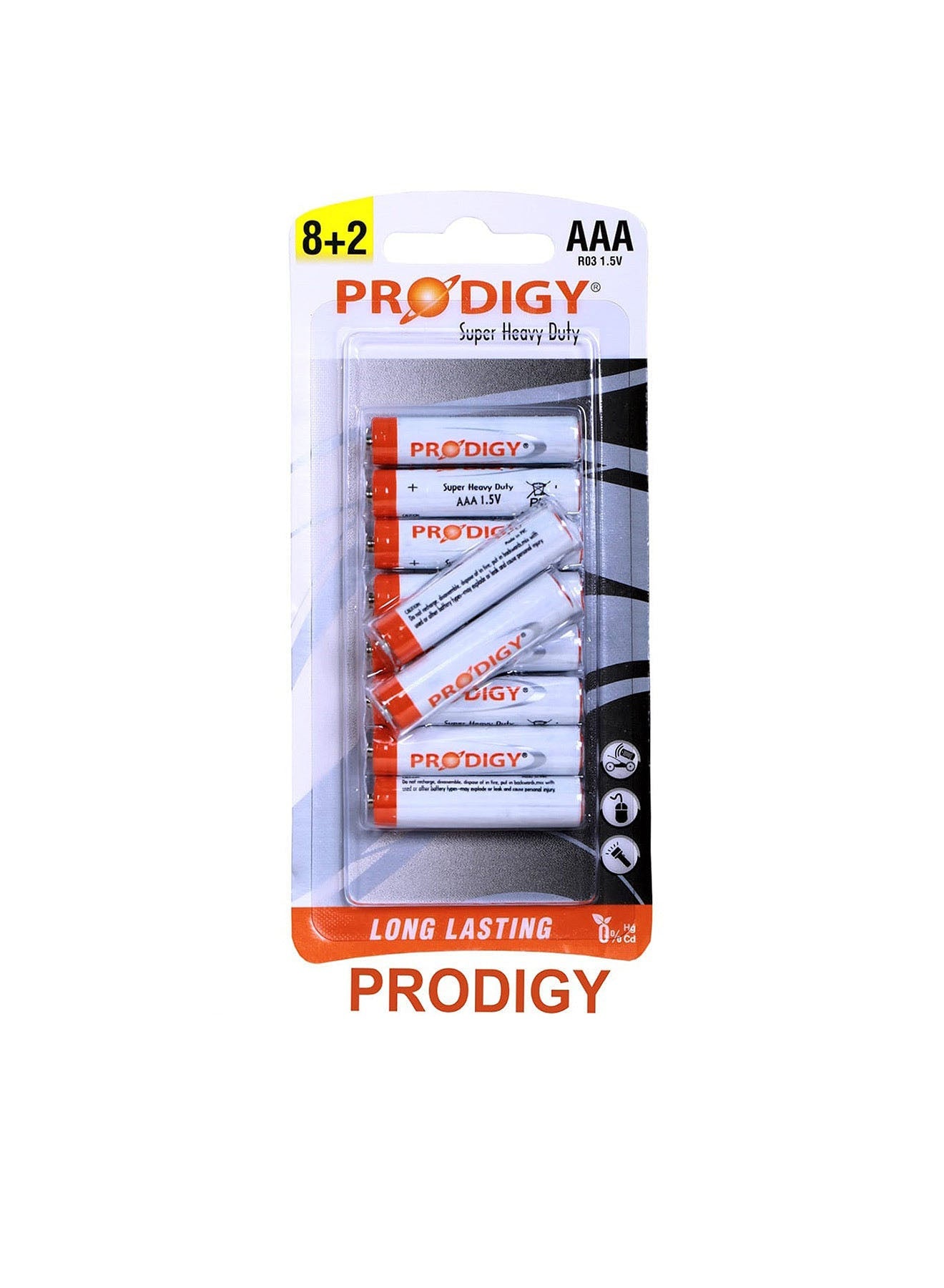 Prodigy Super Heavy Duty R03PVC 15V AAA82 Value Pack of 3 