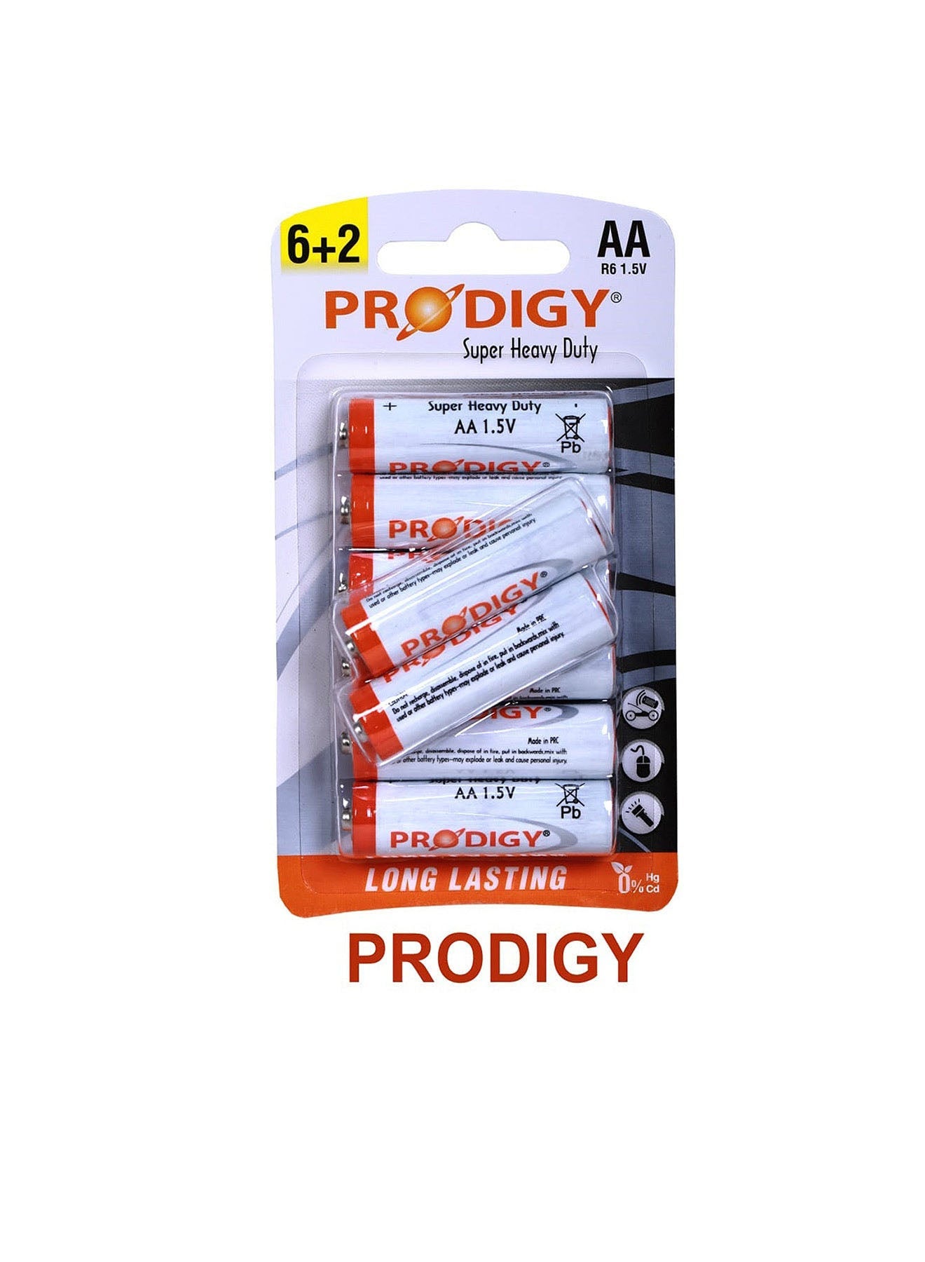 Prodigy Super Heavy Duty R6PVC 15V AA62 Value Pack of 3 