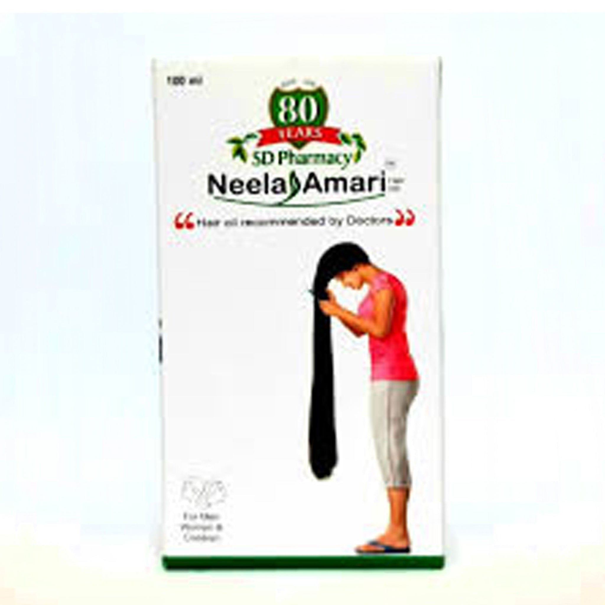 SD Pharmacy Neela Amari Herbal Hair Oil 100ml  Ayurvedic Indigo Herbal Hair Oil