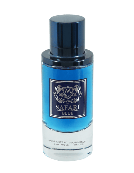 Safari Blue Eau De Parfum MAde in France 90ml Value Pack of 12 
