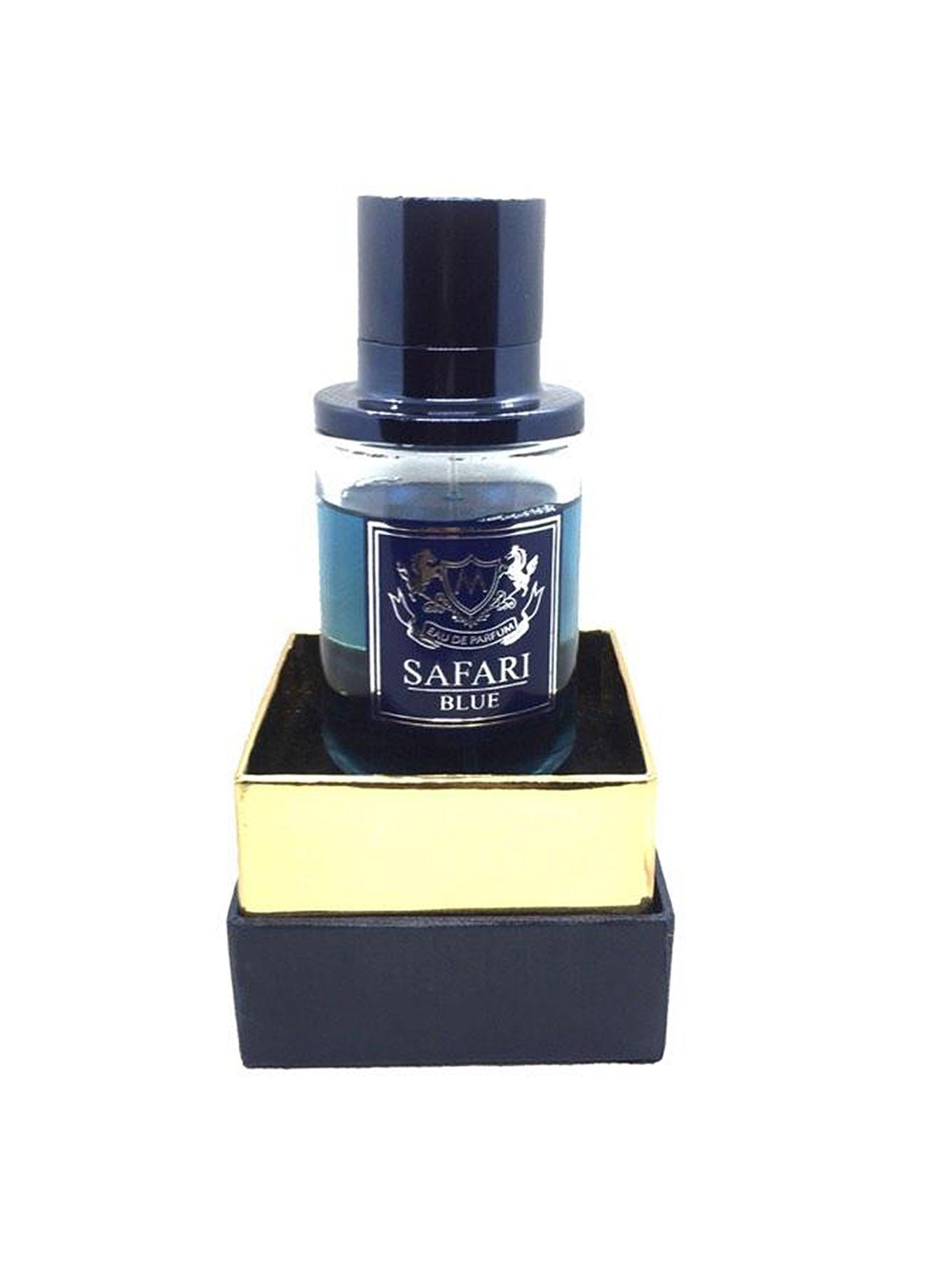 Safari Blue Eau De Parfum MAde in France 90ml Value Pack of 4 
