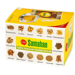 100 SAMAHAN Ayurveda Herbal Tea Natural Drink for Cough & Cold remedy