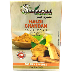 Sanjeevani Natural Haldi Chandan Face Pack 1box4x25g Value Pack of 12 