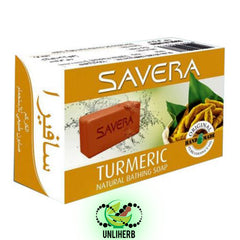 Savera Herbal Turmeric Soap 75g  100 All Natural Herbal Ingredients Value Pack of 4 