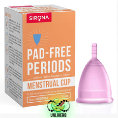 Sirona Pad Free Periods Menstrual Cup for Women Medium
