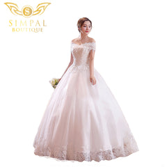 In Store Reez  Off Shoulder Wedding Dress