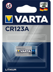 Varta Lithium CR 123A Batteries Value Pack of 4 