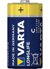 Varta Long Life C Battery 2 units