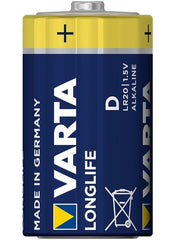 Varta Long Life D Battery 2 units Value Pack of 2 