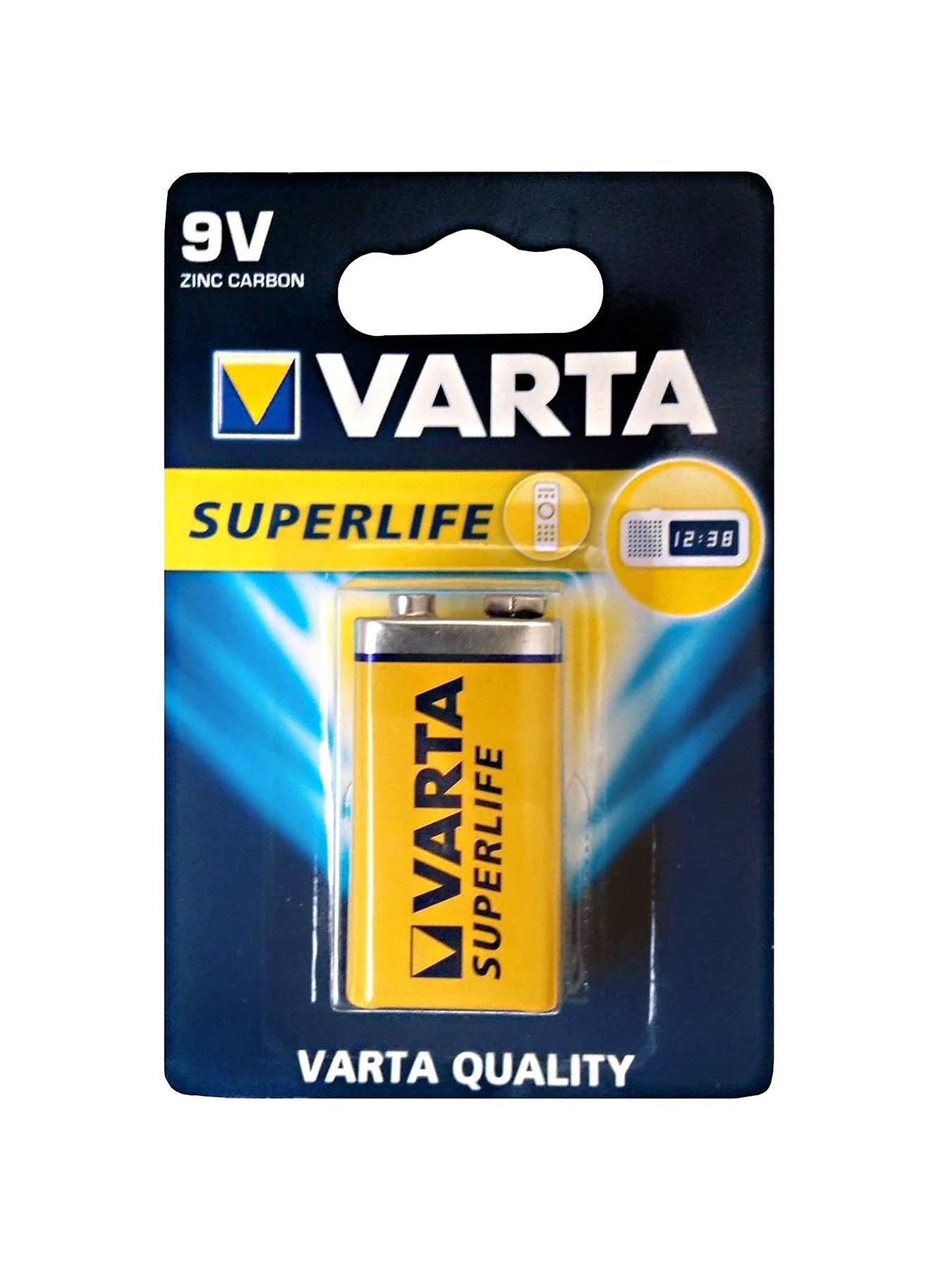 Varta Superlife 9 V Battery Value Pack of 3 