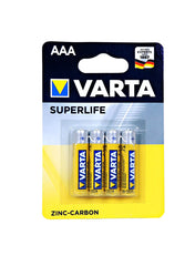 Varta Superlife AAA Battery 4 Units Value Pack of 3 