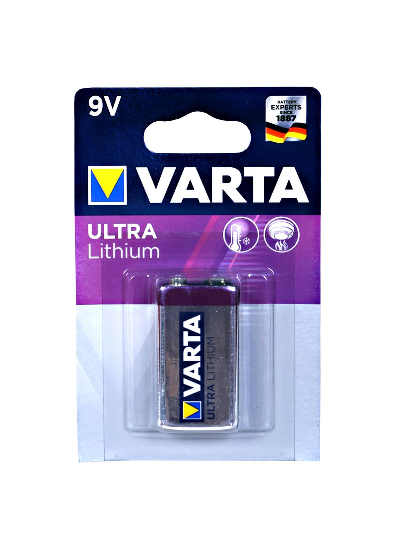 Varta Ultra Lithium 9VBlock 6 LR Batteries