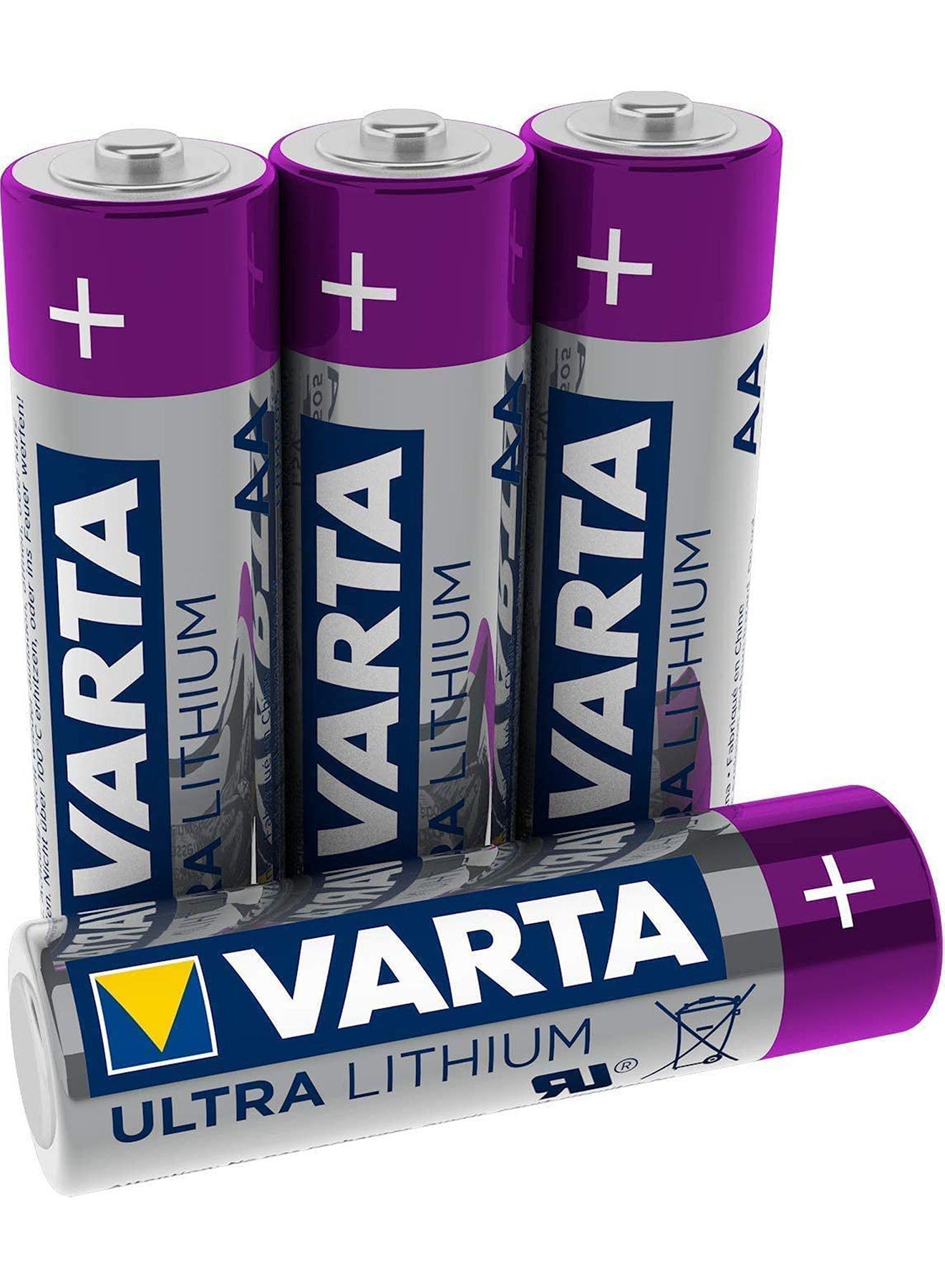 Varta Ultra Lithium AA LR06 Batteries 4 Units
