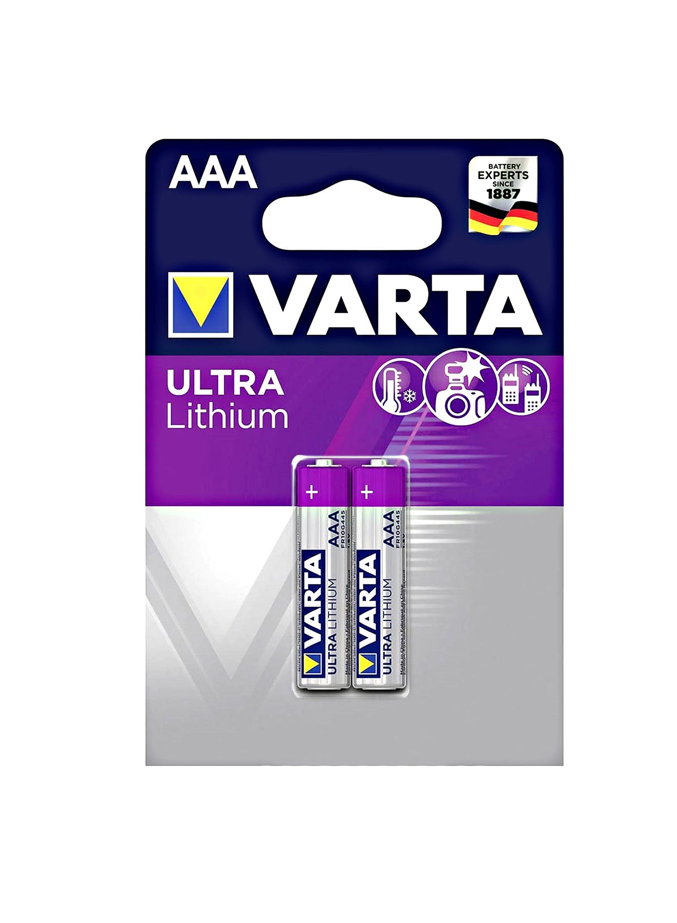 Varta Ultra Lithium Micro AAA Batteries 2 Units