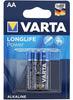 Varta Long Life Power AA Alkaline 2 units Value Pack of 2 