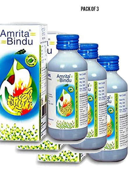 Amrita Bindu Syrup 120ml Value Pack of 3 