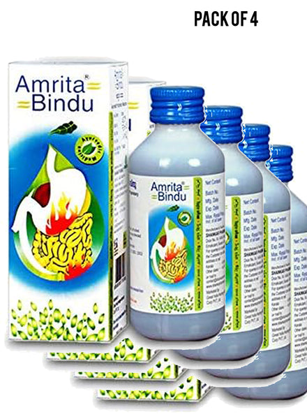 Amrita Bindu Syrup 120ml Value Pack of 4 