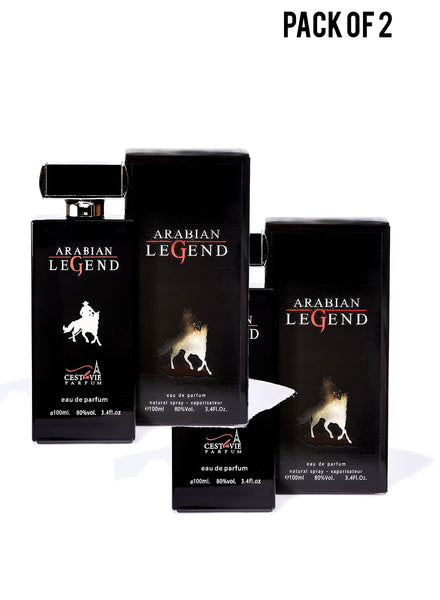 Arabain Legends Eau De Parfum 100ml Value Pack of 2 