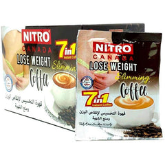 Nitro Canada Lose Weight Slimming Coffee  7in1 12 sachets Value Pack of 12 