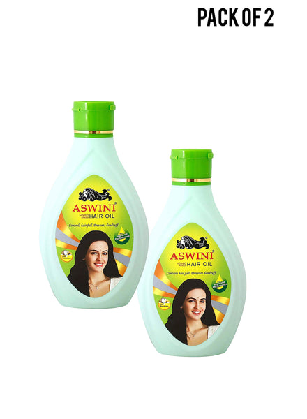 Aswini Hair Oil 180ml Value Pack of 2 