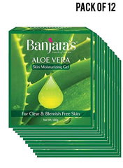 Banjaras Aloe Vera Skin Moisturizing Gel 100g Value Pack of 12 