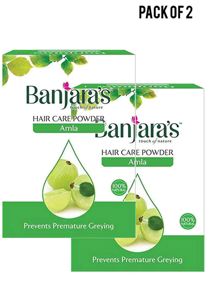 Banjaras Amla Hair Care Powder 100g Value Pack of 2 